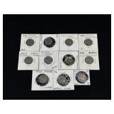 (11) Buffalo Nickels Various Dates