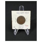 1864 2 Cent Piece - Date is hard to See