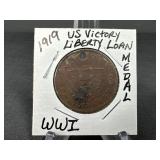 1919 US Victory Libery Loan Medal WWI
