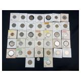 (38) Foreign Coins - Various Countries and Dates
