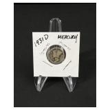 1931D Mercury Dime 90% Silver