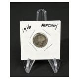 1916 Mercury Dime