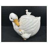 White Duck Cookie Jar