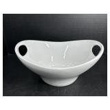 White ceramic Bowl with Handles