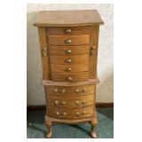 Powell Wooden Jewelry Cabinet