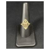 Beverly Hills Gold 14K Gold Filigree Ring