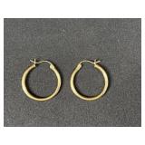 14K Gold Hoop Earrings