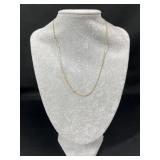 10K Gold Fine Box Chain Necklace