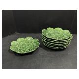Belo Green Ceramic Salad Plates