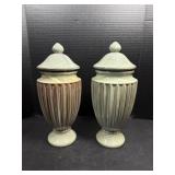 Decortive Lidded Jars