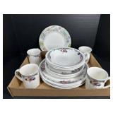 Royal Daulton Autumns Glory 4 Plate set