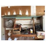 Contents of wall in garage