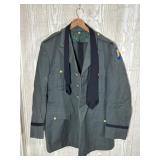 Military Jacket, Pants, and Tie