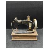 Vintage Sewing Machine Trinket Box