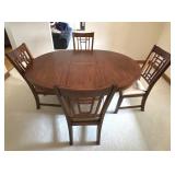 Broyhill Furniture Dining Room Table with 4