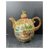 Vintage Japanese Style Porcelain Teapot