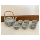 Kutani Kinzan Japanese Tea Set