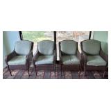 4 La-Z-Boy Wicker Patio Chairs