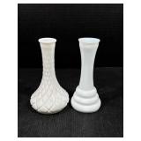 White/Milk Glass Vases