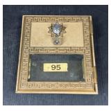 Vintage Brass Mailbox Door