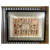 Framed ï¿½Cocktail Suggestionsï¿½ Bar Print