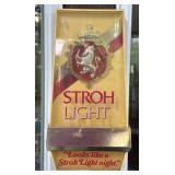Vintage Stroh Light Beer Illuminated Bar Sign