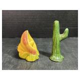 Cowboy and Cactus Salt & Pepper Shakers