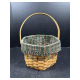 Longaberger Basket With Pinecone Decor
