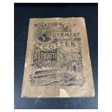 Antique National Garment Cutter Instruction