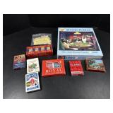 Poker Chips, Playing Cards & Studio Puzzle