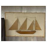 String Boat Wall Art Decoration