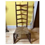 Wicker ladder back Rocking Chair