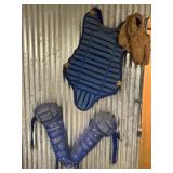 Catcher gear - used as wall art