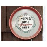 Vintage Koenig Brau Beer Advertising Tray