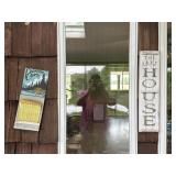 Rustic Lake House Sign & Match Holder