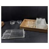 Glass Serving Dishes & Teacups