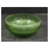 E.O. Brody Co. Green Glass Bowl