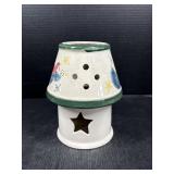 Ceramic Candle Shade & Holder