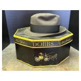 Vintage Dobbs Fifth Avenue Fedora Hat w Box
