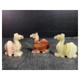 Soap stone camels