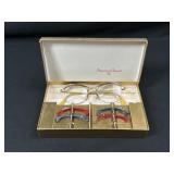 American Optical 12K GF Cat-Eye Eyeglasses Set