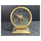 Golden Visionette Vintage Brass Clock