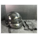 Cyber Helmet and Riding Gloves