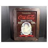 Coca Cola Glass Wall Decor Advertisement