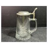 Glass Harley Davidson Stein