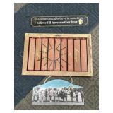 Beer Sign, Wooden ï¿½Go Outsideï¿½ Wall Decor Signs