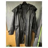 Leather nylon jacket - L?