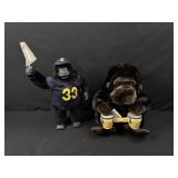 Monkey Playing Bongos & Monkey Figurine