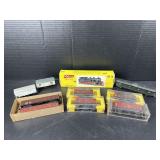 HO scale Liliput Model Train Locomotive and Cars