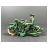 Champion Cast Iron Officer on Bike